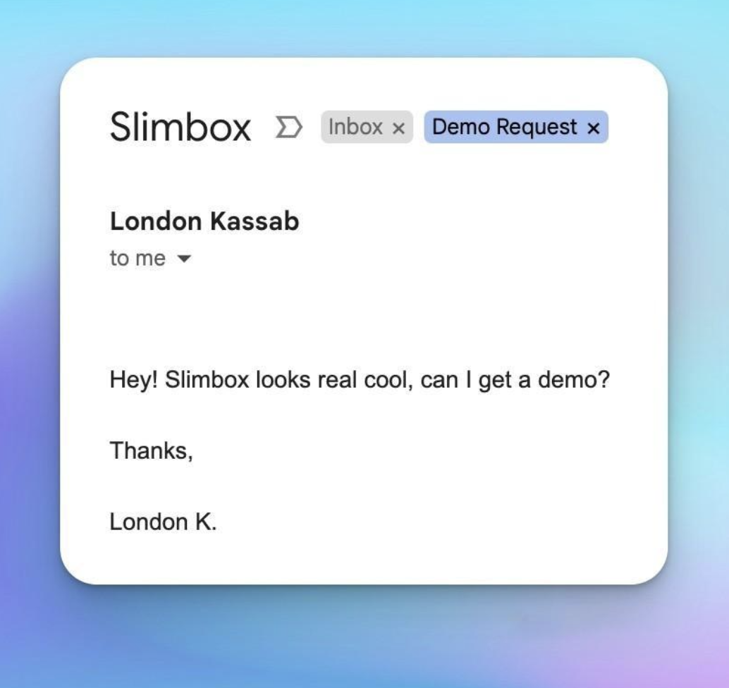 SlimBox Gmail Example